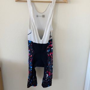 Pactimo spotted bib shorts.